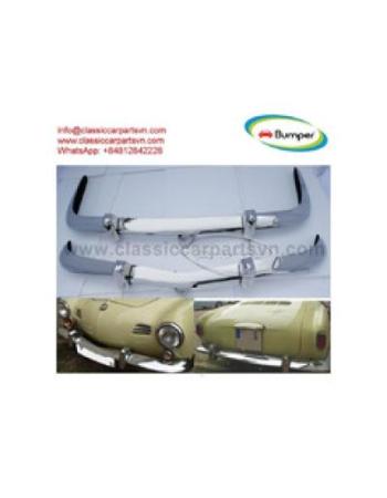 Volkswagen Karmann Ghia Euro style bumpers (1970 – 1971) by stainless steel new