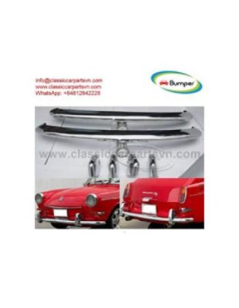 Volkswagen Type 3 bumpers year (1963-1969) by stainless steel new
