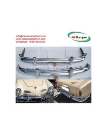 VW Karmann Ghia US Export style bumpers year (1956-1966) by stainless steel new