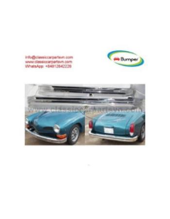 Volkswagen Karmann Ghia (1972-1974) bumpers by stainless steel new