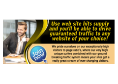 web site hits supply