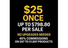 $25 One-Time Setup ==> High-Ticket Commissions Without Buying High-Ticket